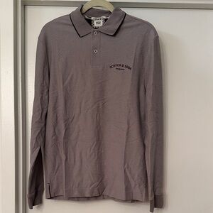 NWOT Scotch & Soda Men's Grey Polo Shirt